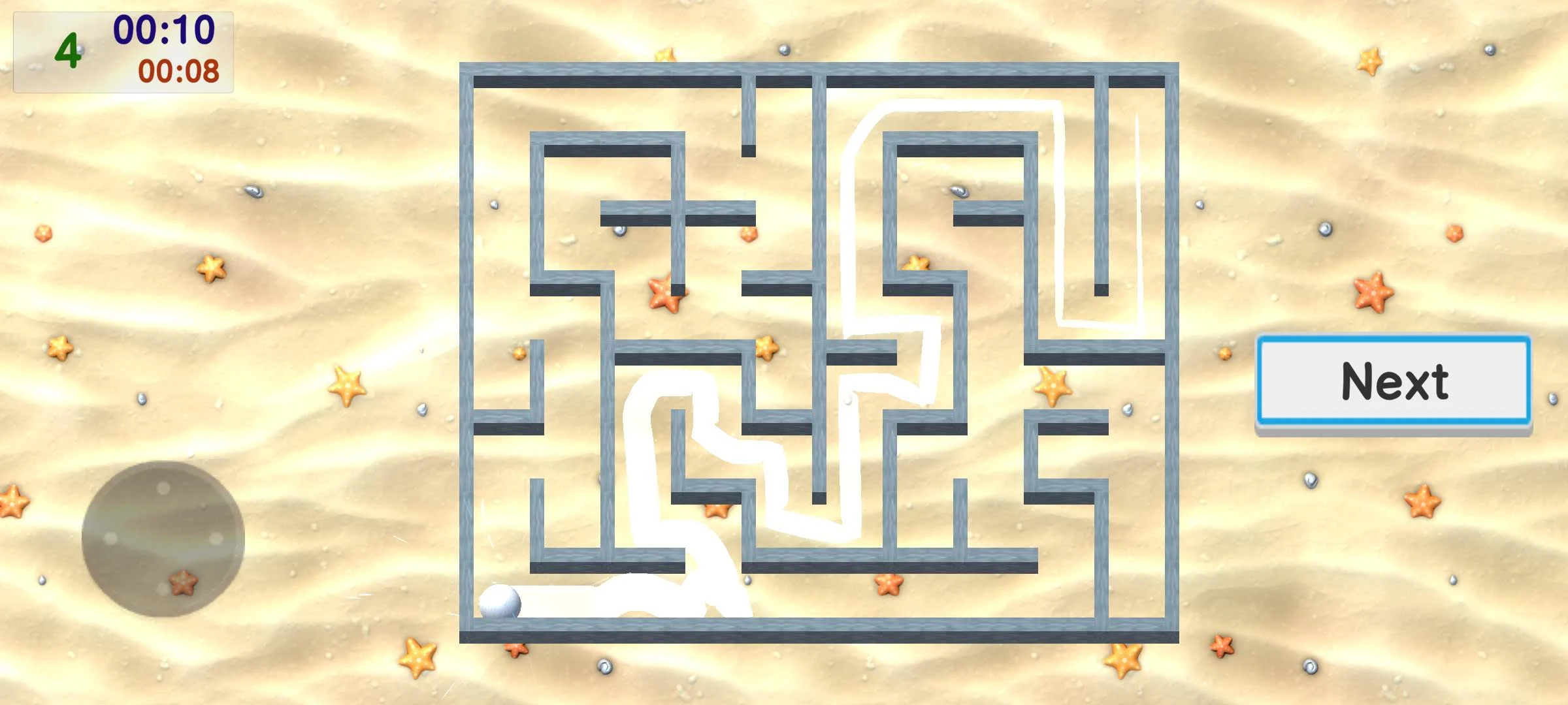 Gravity Maze: sand 1
