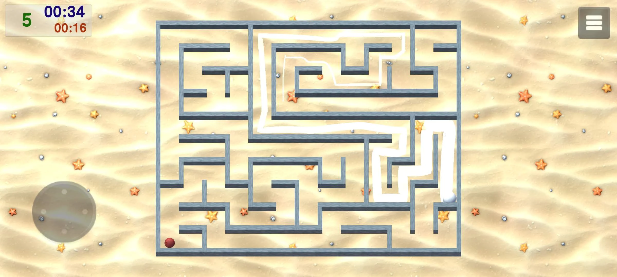 Gravity Maze: sand 2